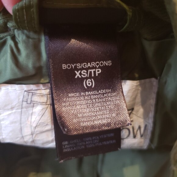 The North Face green lightweight snow pants - size XS (6) - Picture 3 of 3